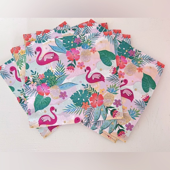Decoupage 20 Tropical-Themed Luau Party Napkins - Picture 1 of 3